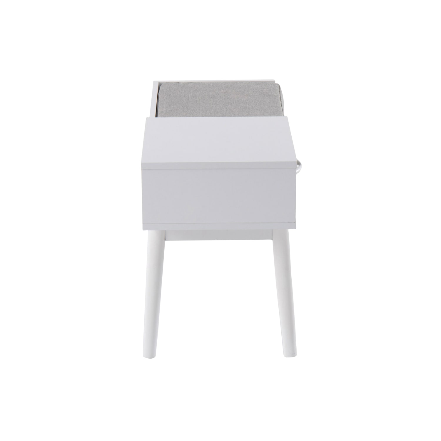 Lumisource Telephone Bench WhiteGray PopularChairscom Lumisource Telephone Bench WhiteGray PopularChairscom