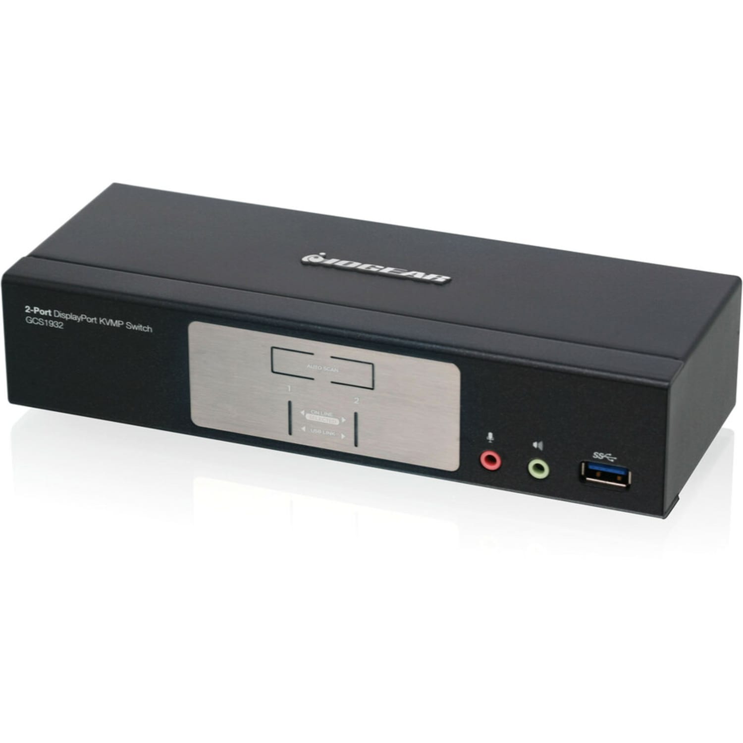 IOGEAR 2-Port DisplayPort 1.2 KVMP Switch - 2 Computer(s) - 1 Local User(s) - 4096 x 2160 - 6 x USB - Desktop - 3 x DisplayPort - TAA Compliant - Image 3