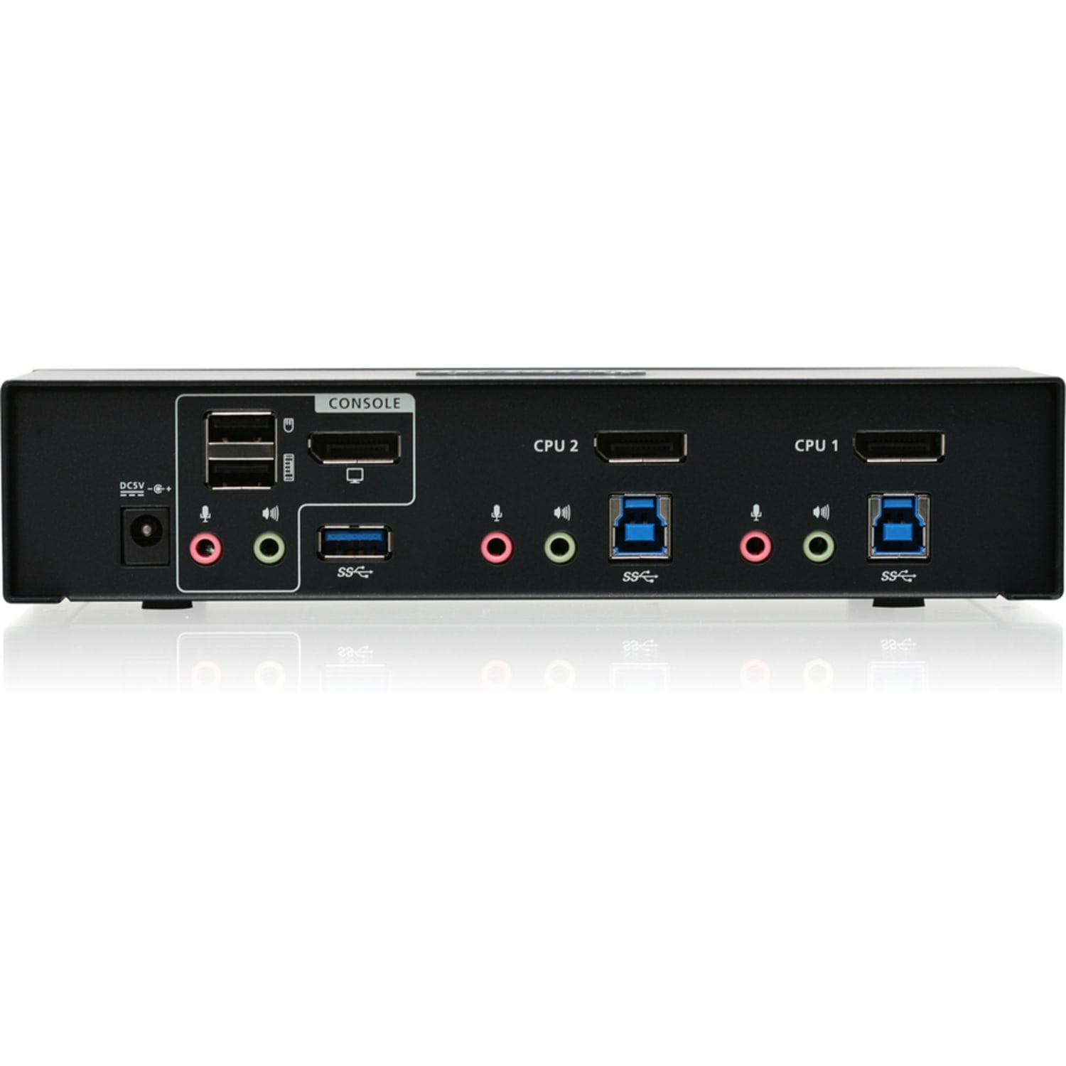 IOGEAR 2-Port DisplayPort 1.2 KVMP Switch - 2 Computer(s) - 1 Local User(s) - 4096 x 2160 - 6 x USB - Desktop - 3 x DisplayPort - TAA Compliant - Image 5