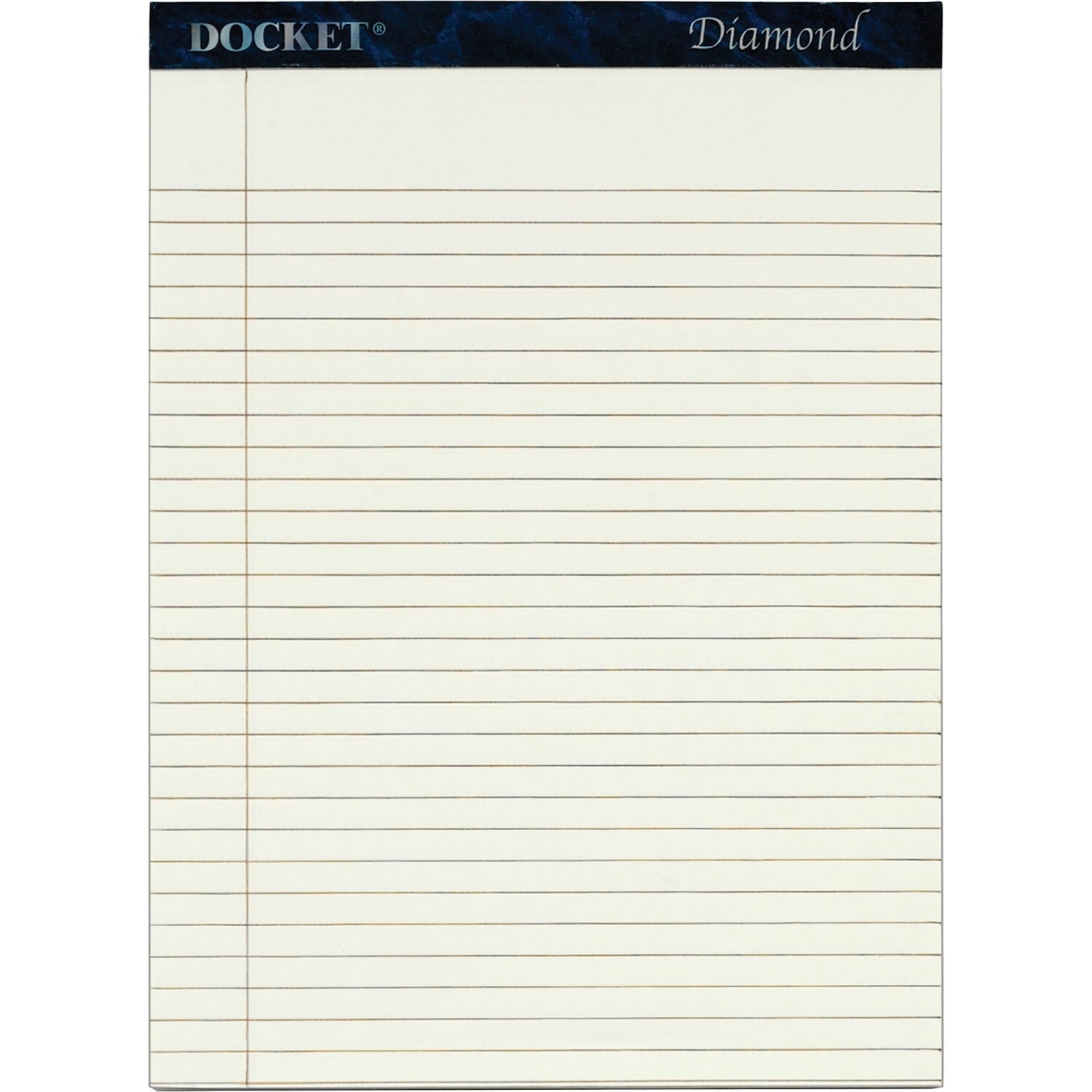 TOPS Docket Diamond 100% Recycled Writing Pads, 8 1/2in x 11in, Legal Ruled, 50 Sheets, Ivory, Pack Of 2 Pads - Image 3