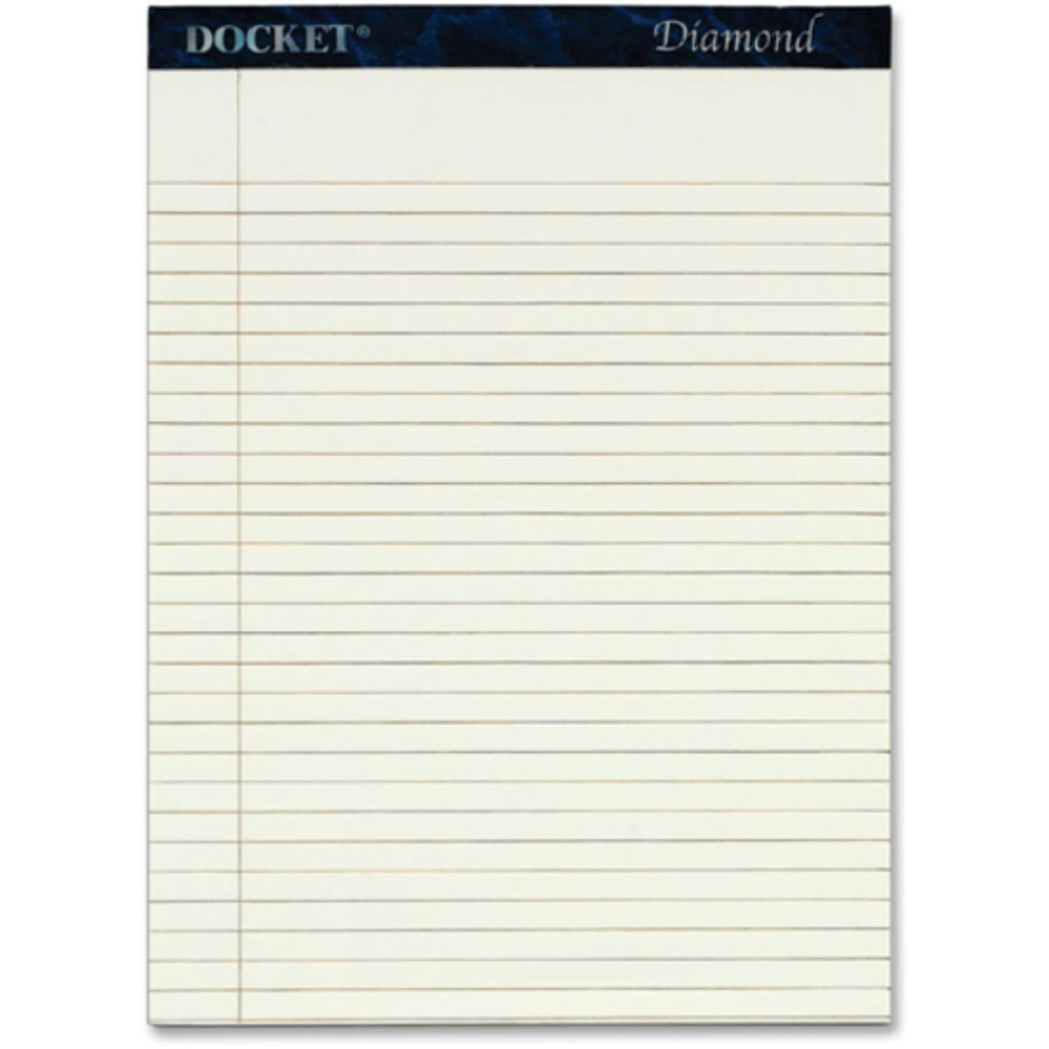 TOPS Docket Diamond 100% Recycled Writing Pads, 8 1/2in x 11in, Legal Ruled, 50 Sheets, Ivory, Pack Of 2 Pads - Image 5