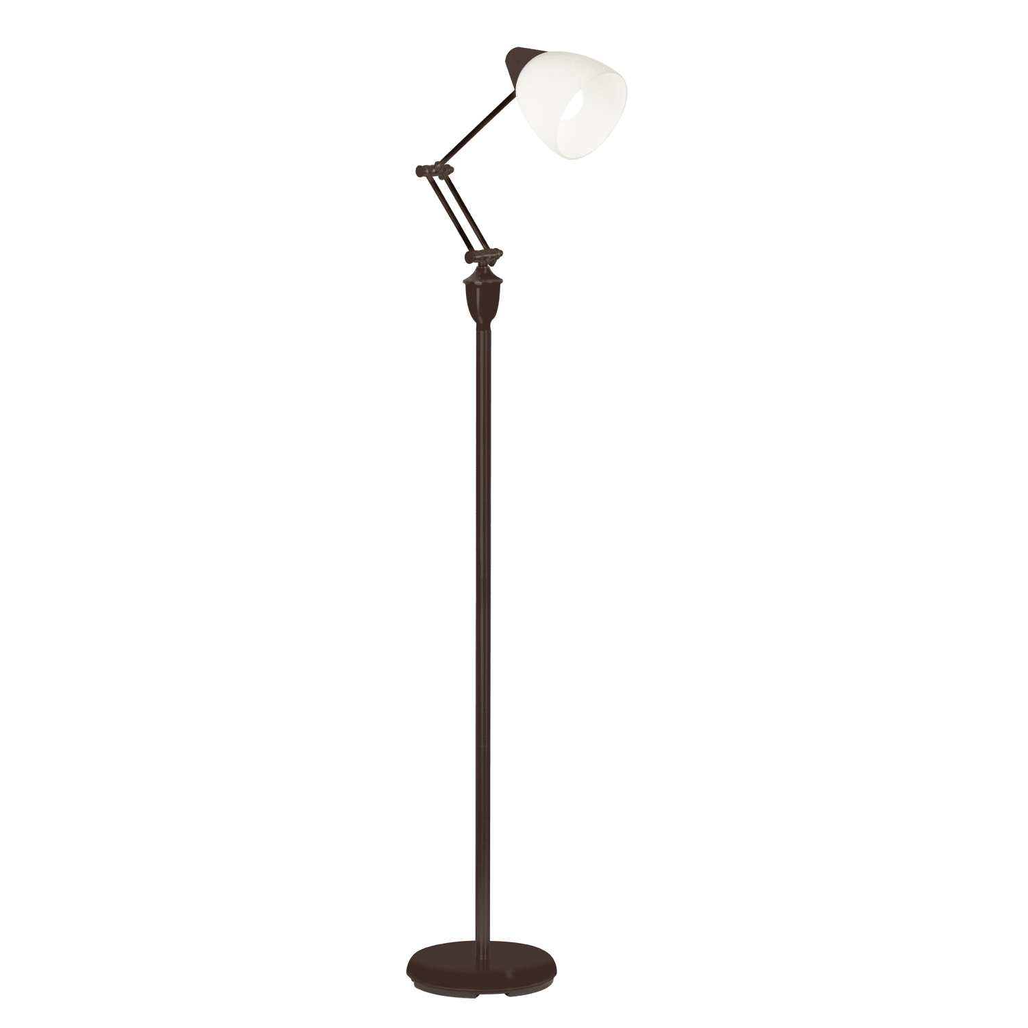 OttLite Webster LED Floor Lamp, 61inH, Brown - Image 3