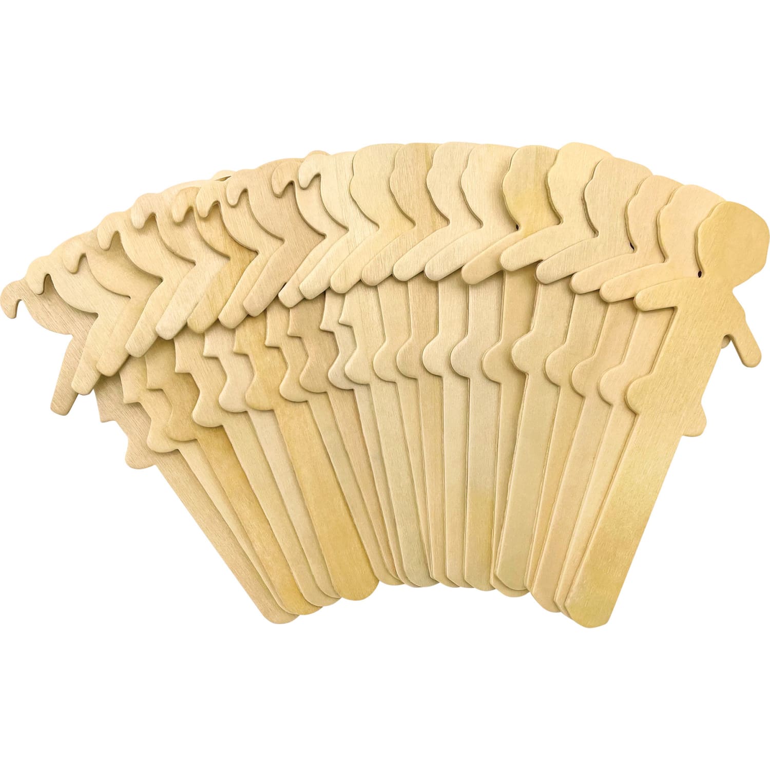 Teacher Created Resources STEM Basics: People-Shaped Craft Sticks, 50 Per Pack, Set Of 3 Packs - Image 3