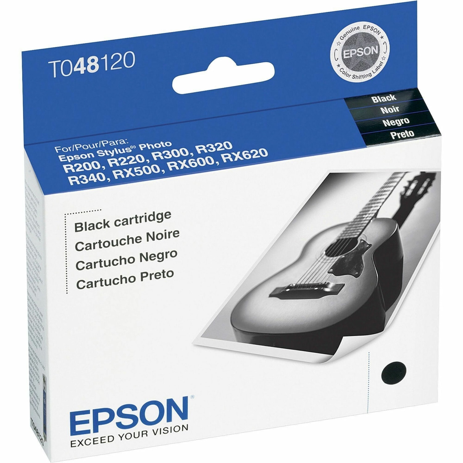 Epson T0481 Black Ink Cartridge, T048120 - Image 3