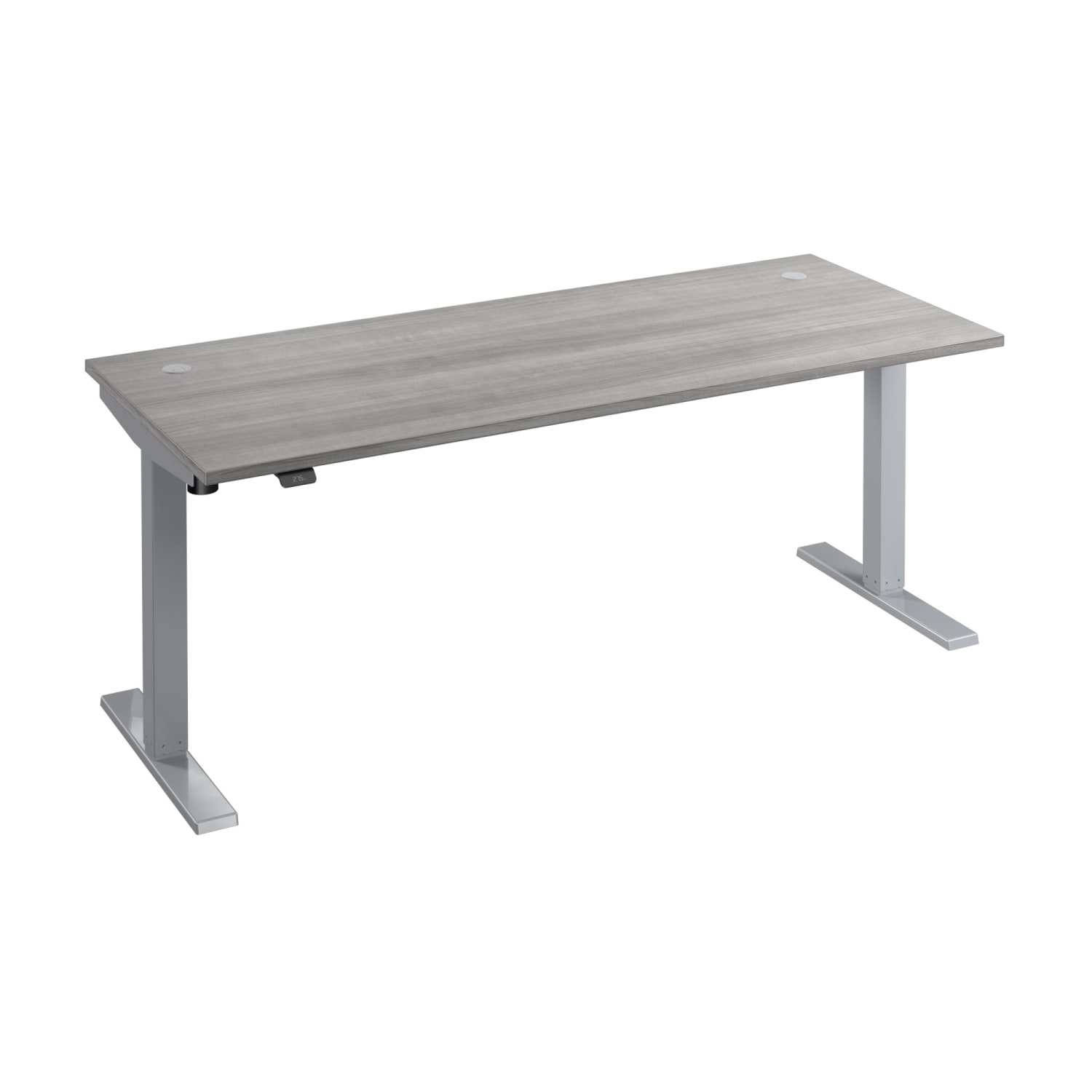 Bush Business Furniture Move 40 Series Electric Height-Adjustable Standing Desk, Platinum Gray/Cool Gray Metallic, Standard Delivery - M4S7230PGSK