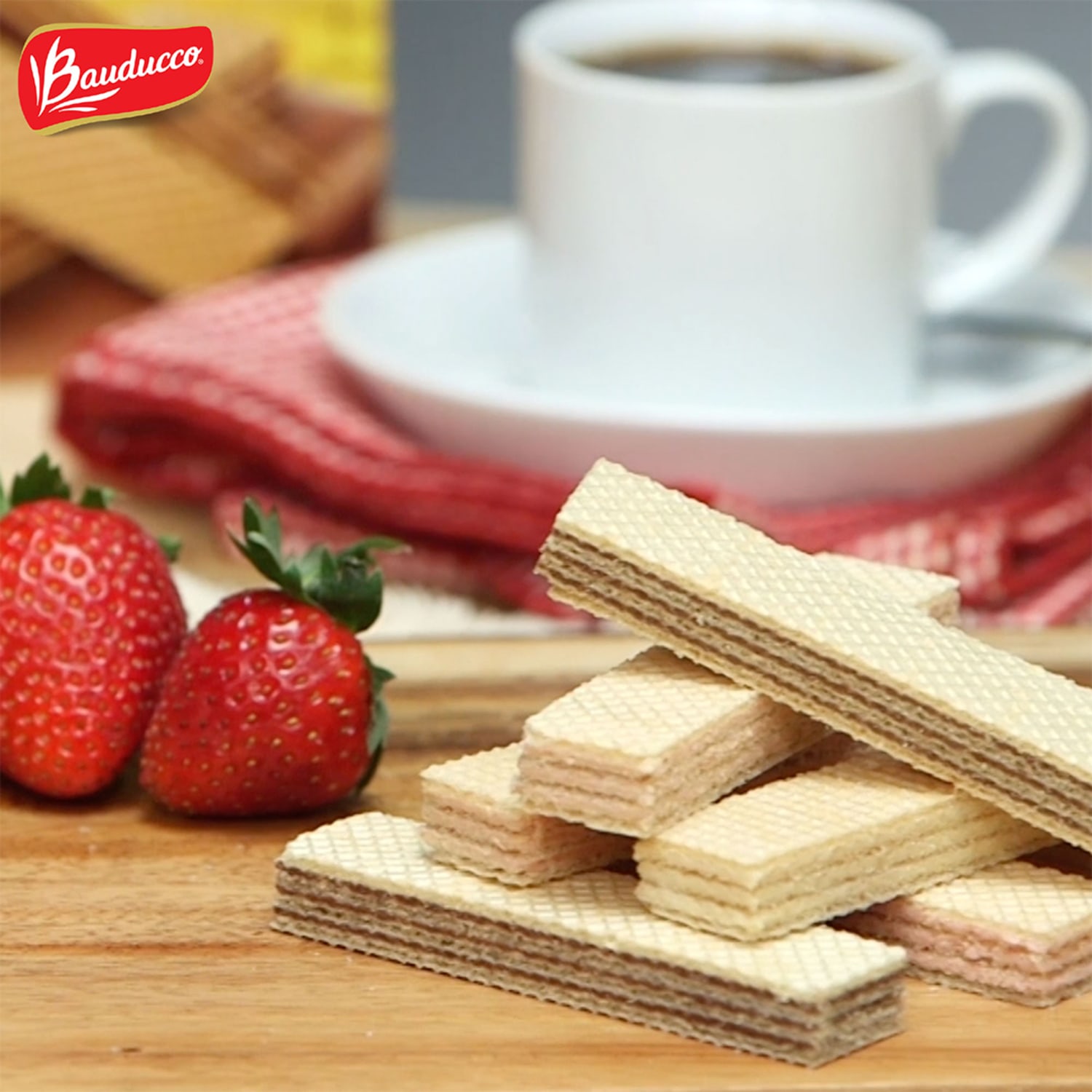 Bauducco Foods Strawberry Wafers, 5. oz, Case Of 18 Packages - Image 4