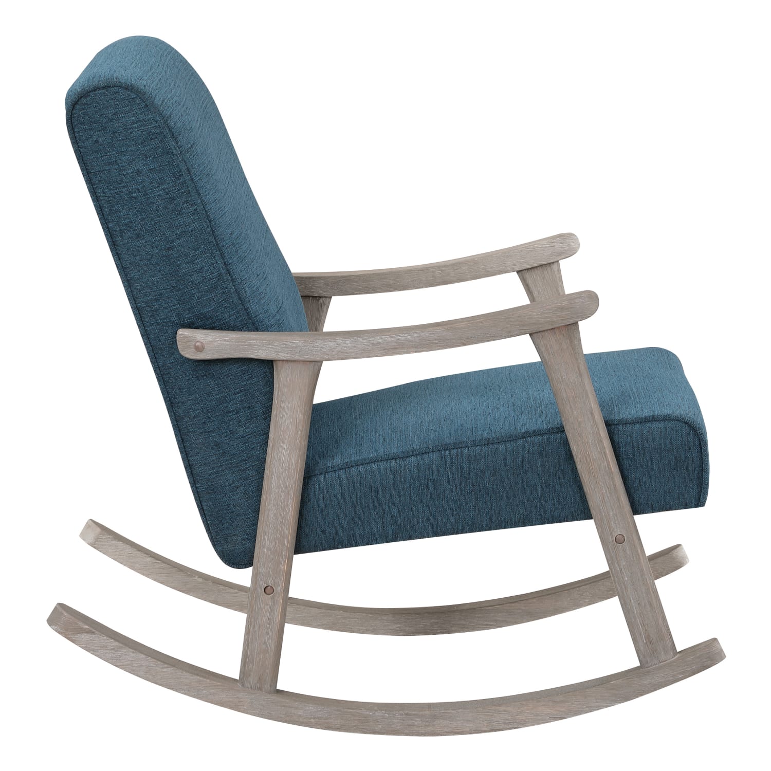 Office Star Gainsborough Rocker, Azure/Brushed Gray - Image 3