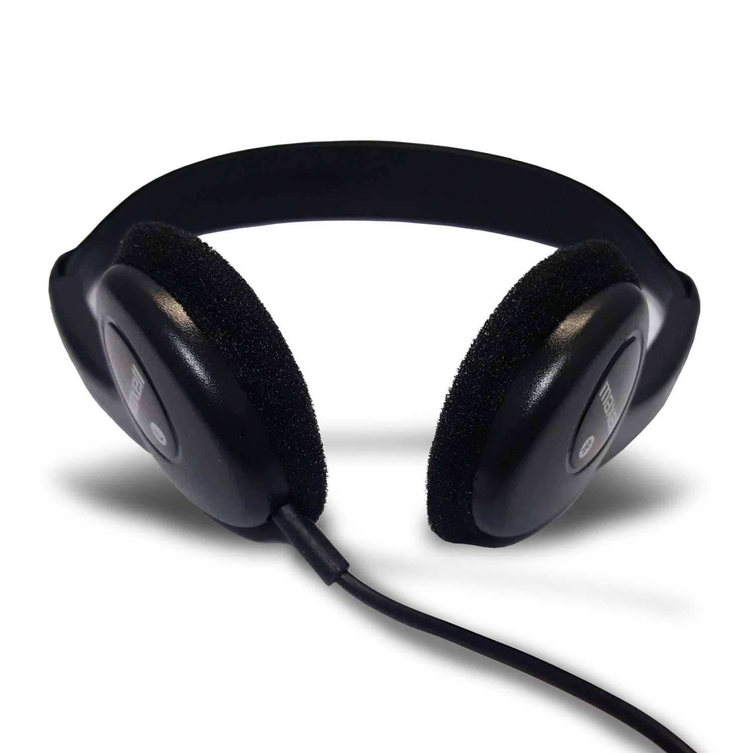 Maxell HP-100 Budget Stereo Headphones, Black, Pack Of 2 Headphones, MAX190319-2 - Image 3