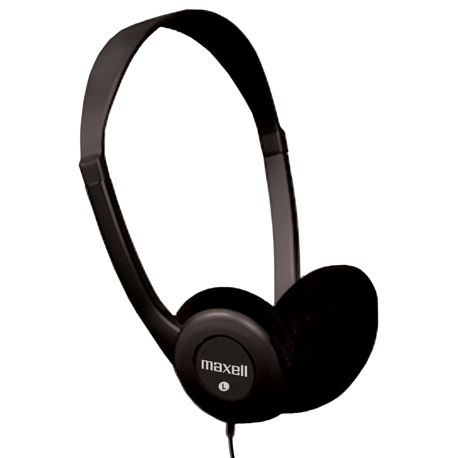 Maxell HP-100 Budget Stereo Headphones, Black, Pack Of 2 Headphones, MAX190319-2 - Image 4