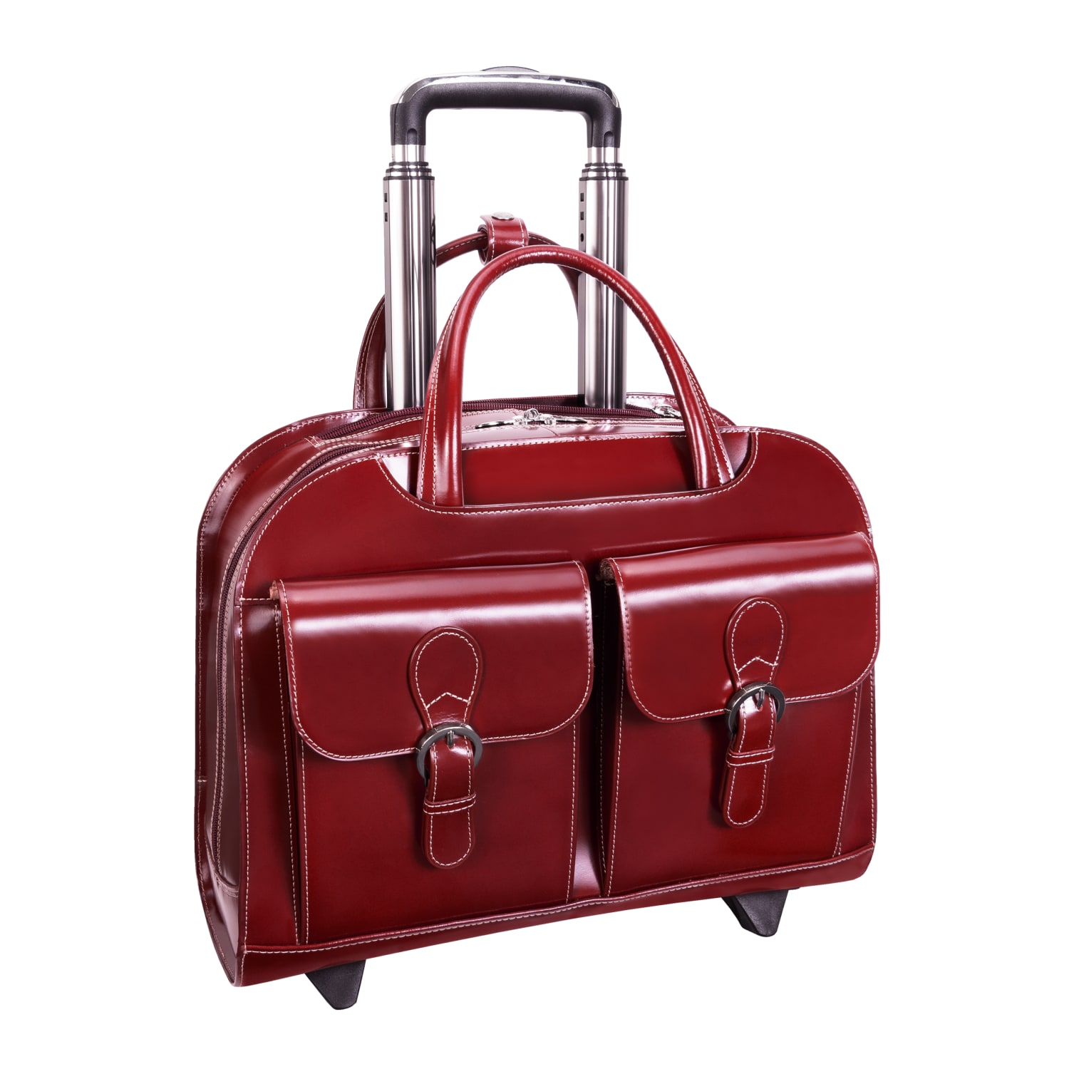 McKleinUSA Davis Briefcase, Red - Image 3