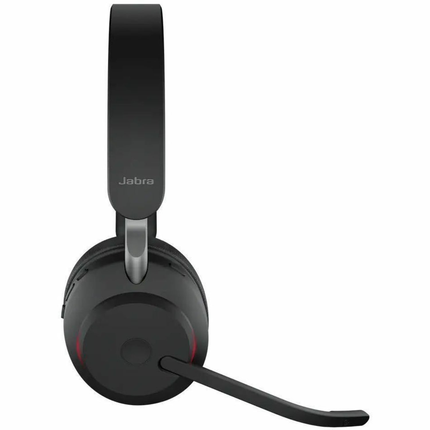 Jabra Evolve2 65 Headset, Stereo, Wireless, Bluetooth, 98.4 ft, On-ear, Over-the-head, Binaural, Circumaural, Noise Canceling, Black, 2659998988901 - Image 4