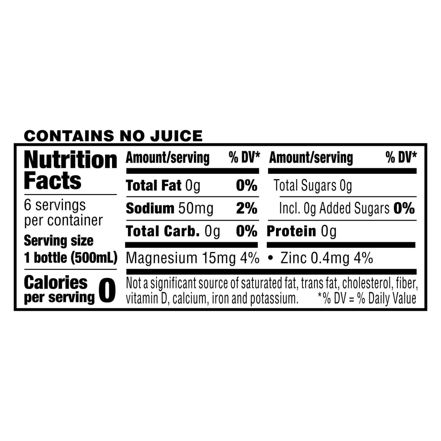 Splash Refresher Lemon Flavor Water Beverage 16.9 FL OZ Plastic Bottle Pack of 6 - Image 5