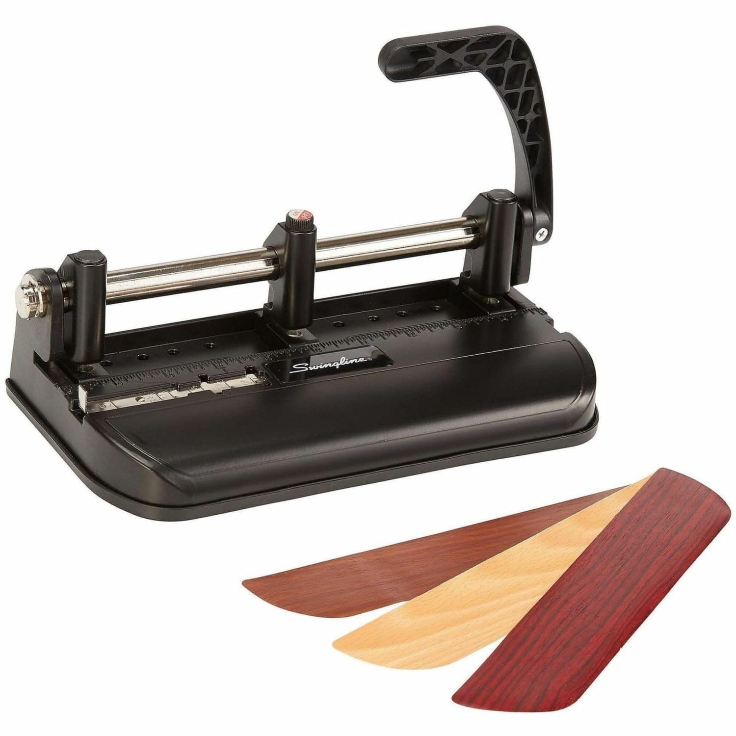 Swingline Lever-Handle Heavy-Duty Paper Punch, Black - Image 3