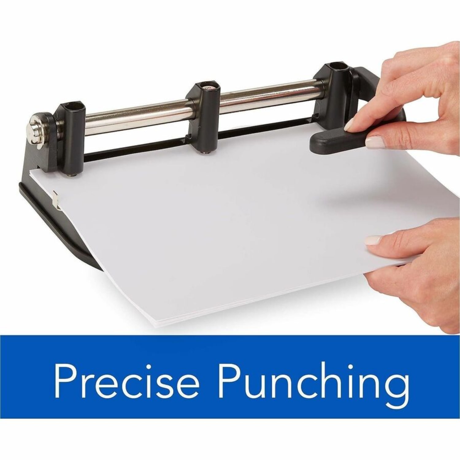 Swingline Lever-Handle Heavy-Duty Paper Punch, Black - Image 6