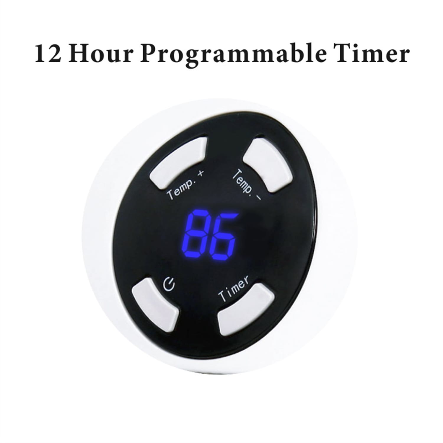 Optimus 450-Watt Mini Plug-In Heater With Thermostat, 6in x 3-1/4in - Image 6