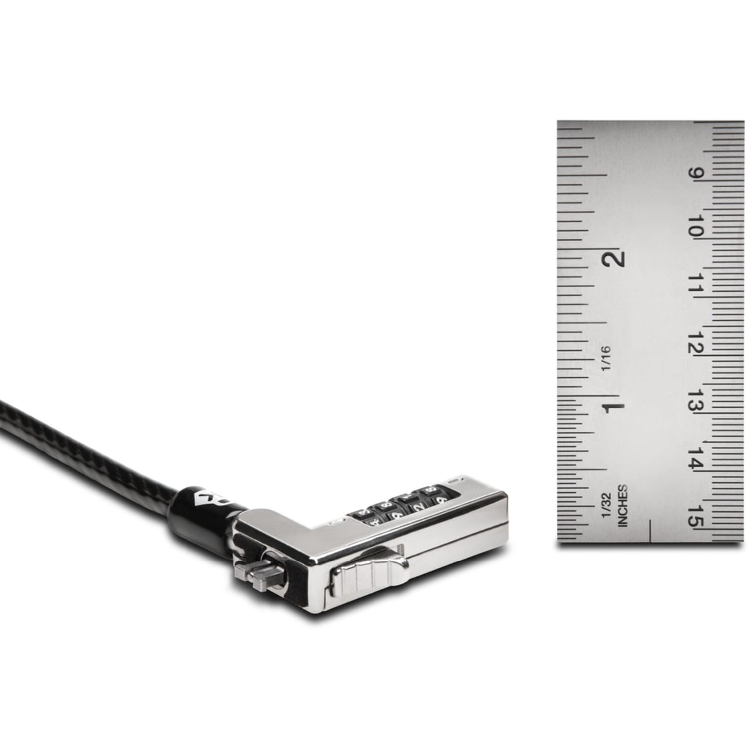 Kensington Slim NanoSaver Combination Laptop Lock - Resettable - 4-digit - Combination Lock - Carbon Steel - For Notebook - Image 3