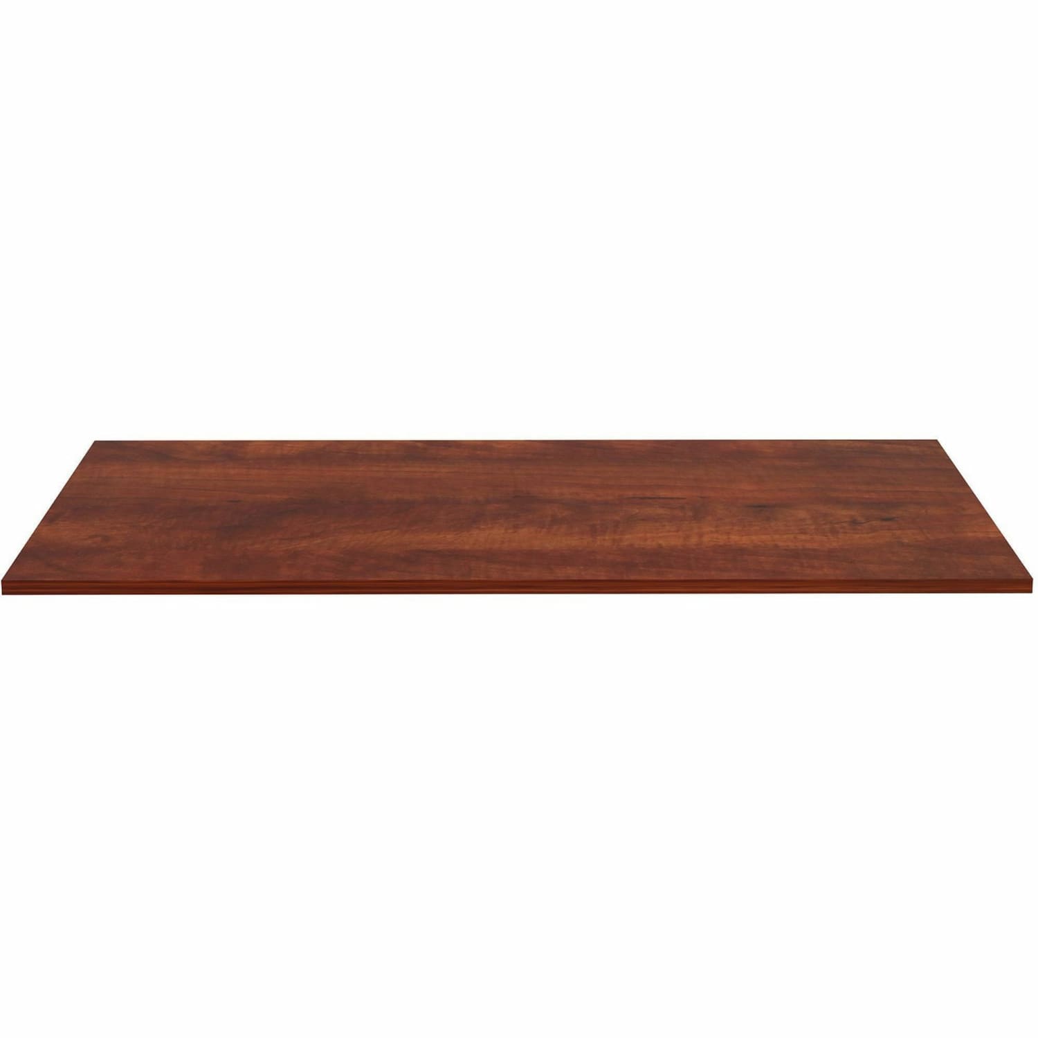 Lorell Multipurpose Tabletop - 30in Width x 66in Depth x 1in Thickness - Band Edge - Cherry, Laminate Table Top - For Conference Table, Office - 1 Each - Image 3