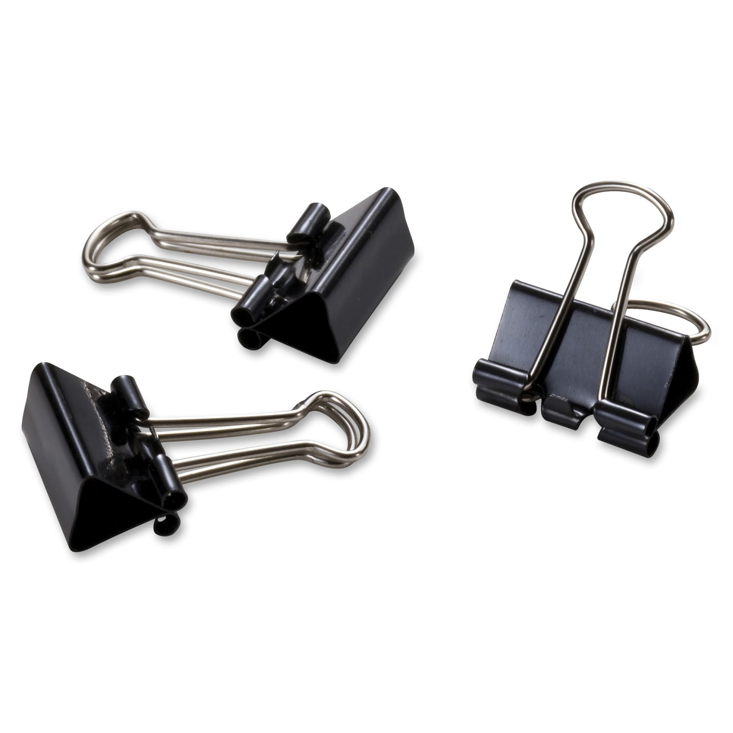 OIC Binder Clips, Mini, 9/16in, Black, Box Of 12 - Image 6