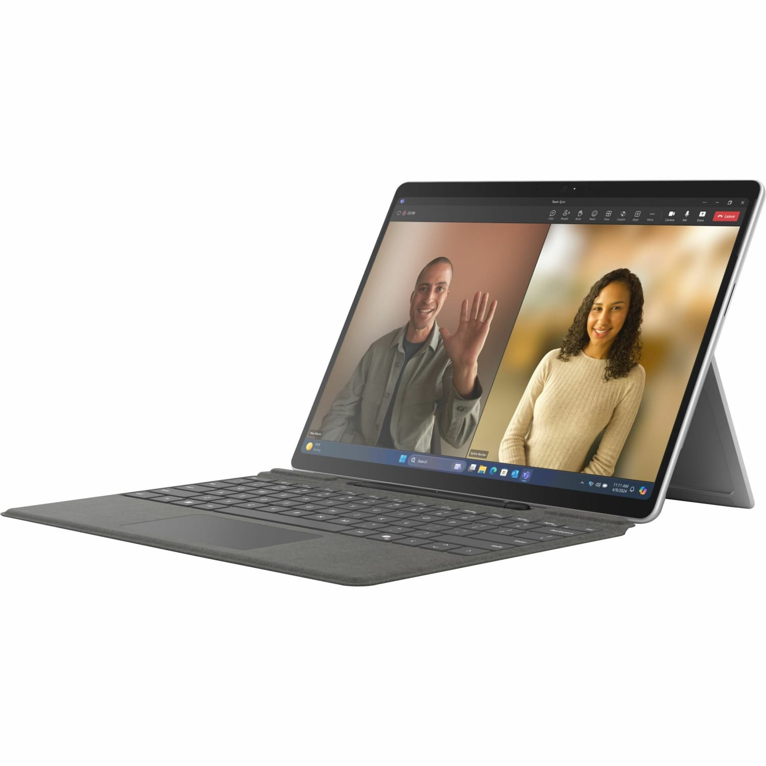 Microsoft Surface Pro 10 Tablet, 16 GB, 256 GB SSD, Windows 11, 5G, Platinum, EP214737 - Image 4