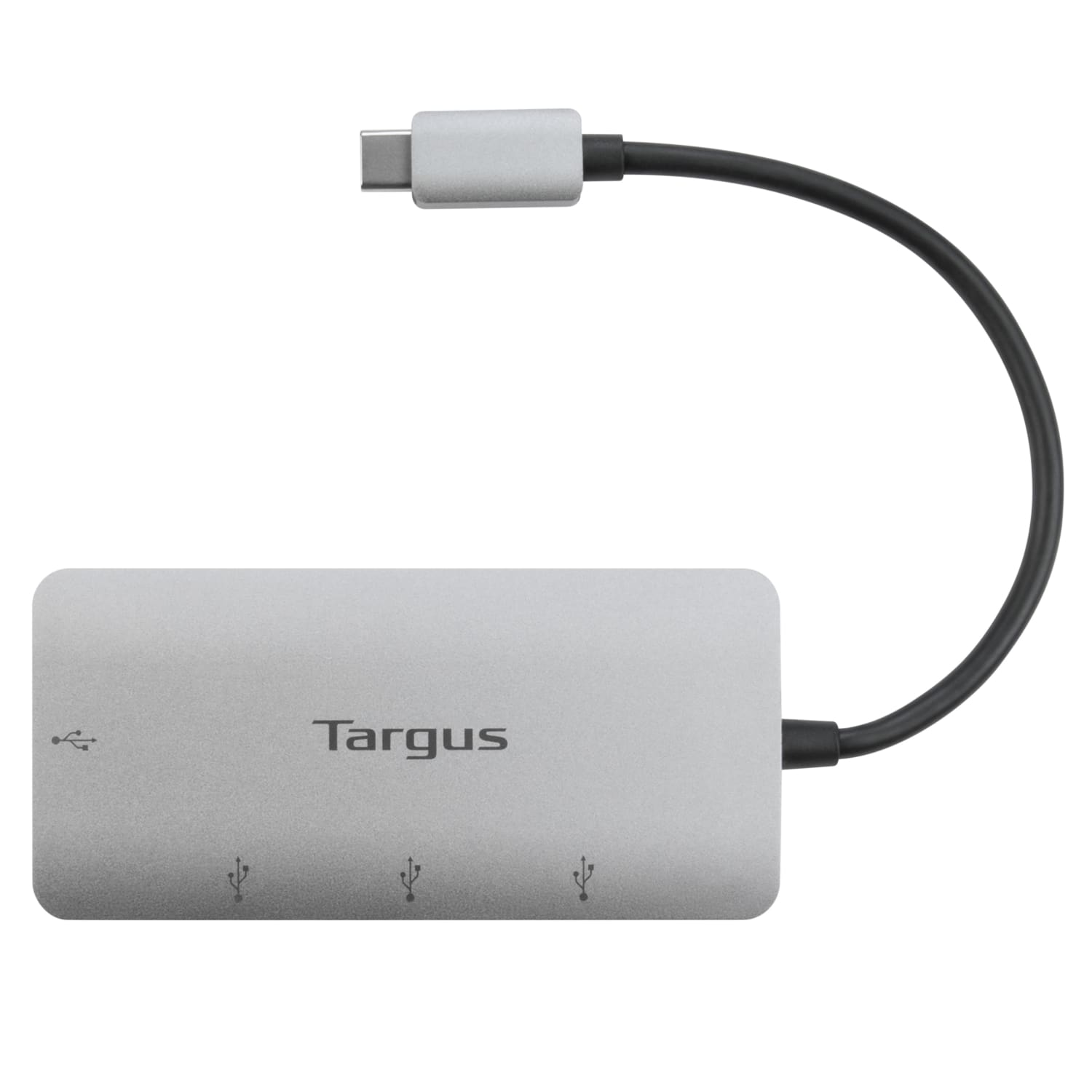 Targus USB-C To 4-Port USB-A Hub, 1-13/16inH x 3-3/4inW x 1/2inD, Silver, ACH226BT - Image 4