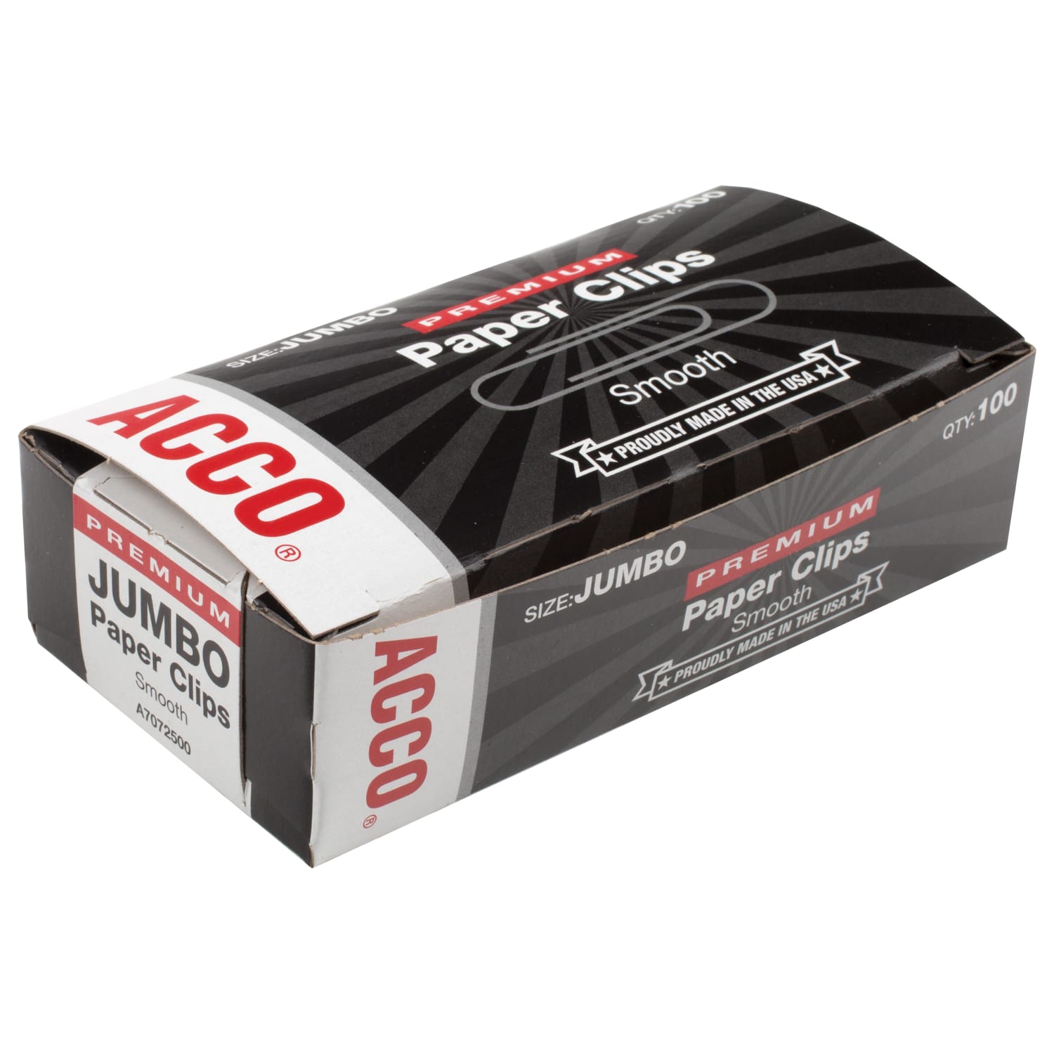 ACCO Premium Paper Clips, 1000 Total, Jumbo, Silver, 100 Per Box, Pack Of 10 Boxes - Image 4