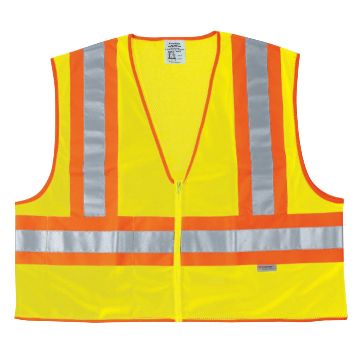 Luminator Class II Safety Vests, 3X-Large, Lime - Image 3