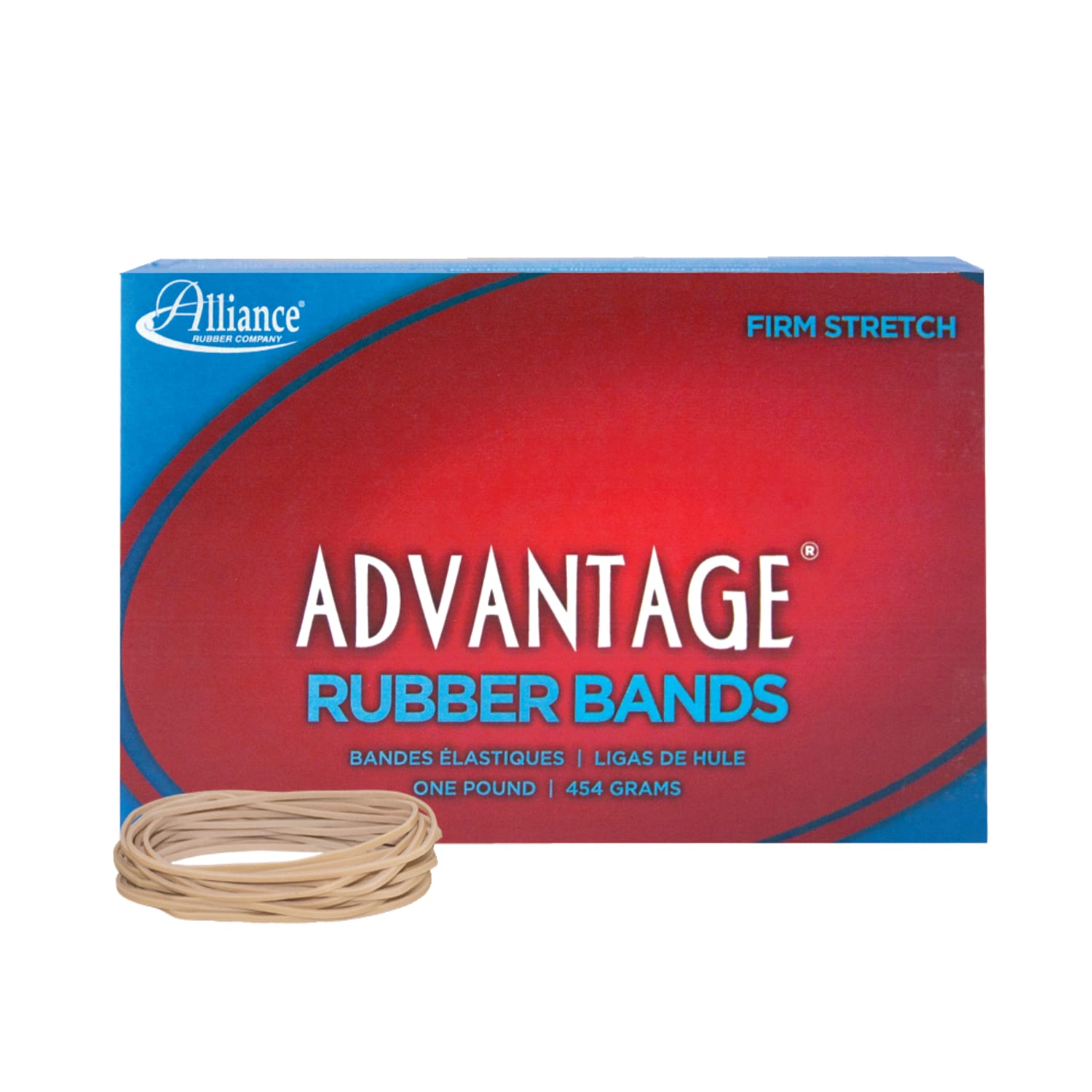 Alliance Rubber Advantage Rubber Bands In 1-Lb Box, #19, 3 1/2in x 1/16in, Box Of 1,250 - Image 3