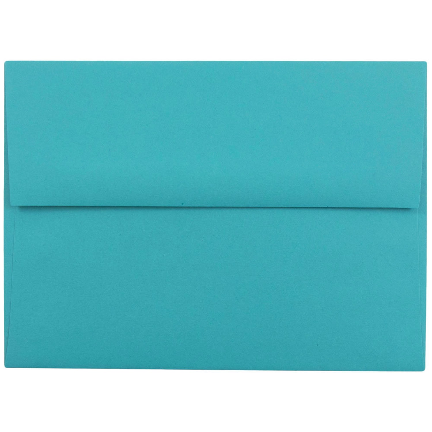 JAM Paper Stationery Set, 5 1/4in x 7 1/4in, 30% Recycled, Set Of 25 White Cards And 25 Sea Blue Envelopes - Image 3