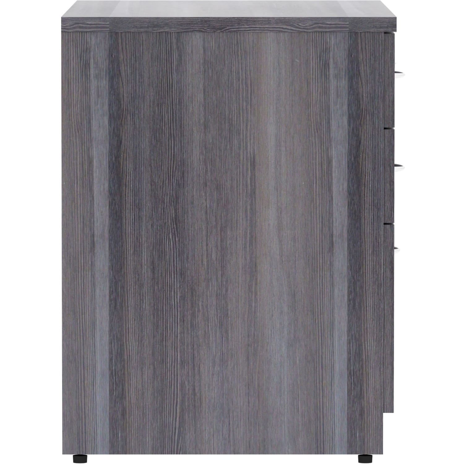 Lorell 2-Box/1-File 35-1/2inW x 22inD Lateral 4-Drawer File Cabinet, Weathered Charcoal - Image 4