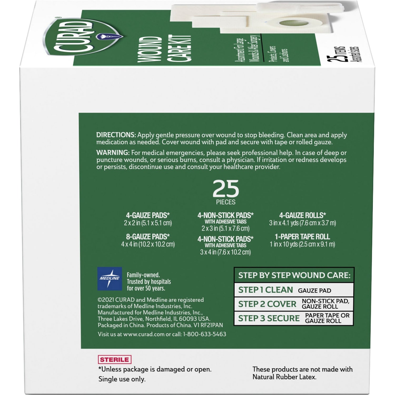 Curad Wound Care Kit - 25 x Piece(s) - 1 Box - Image 3
