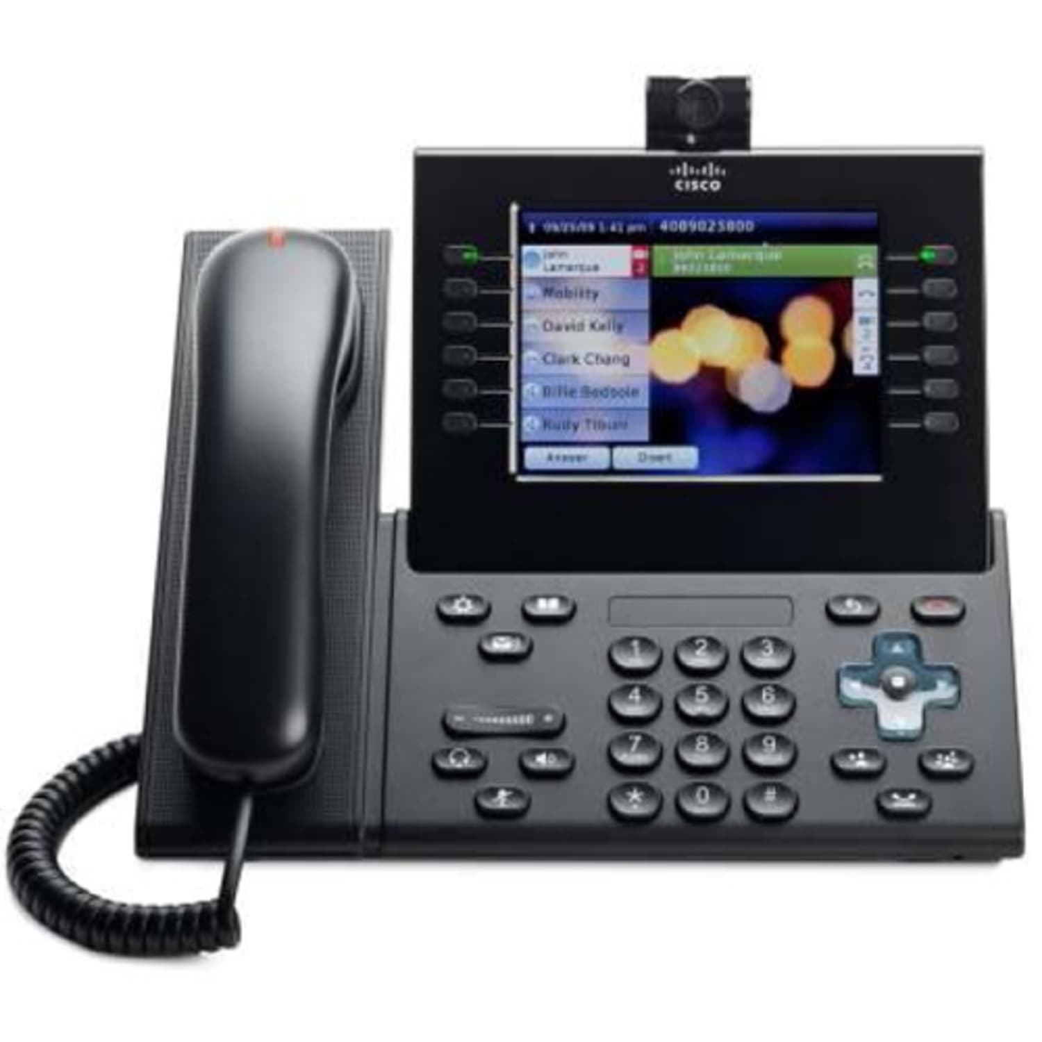 Cisco Slimline Handset for IP Phone, Charcoal, CP9951CLK9 - Image 3