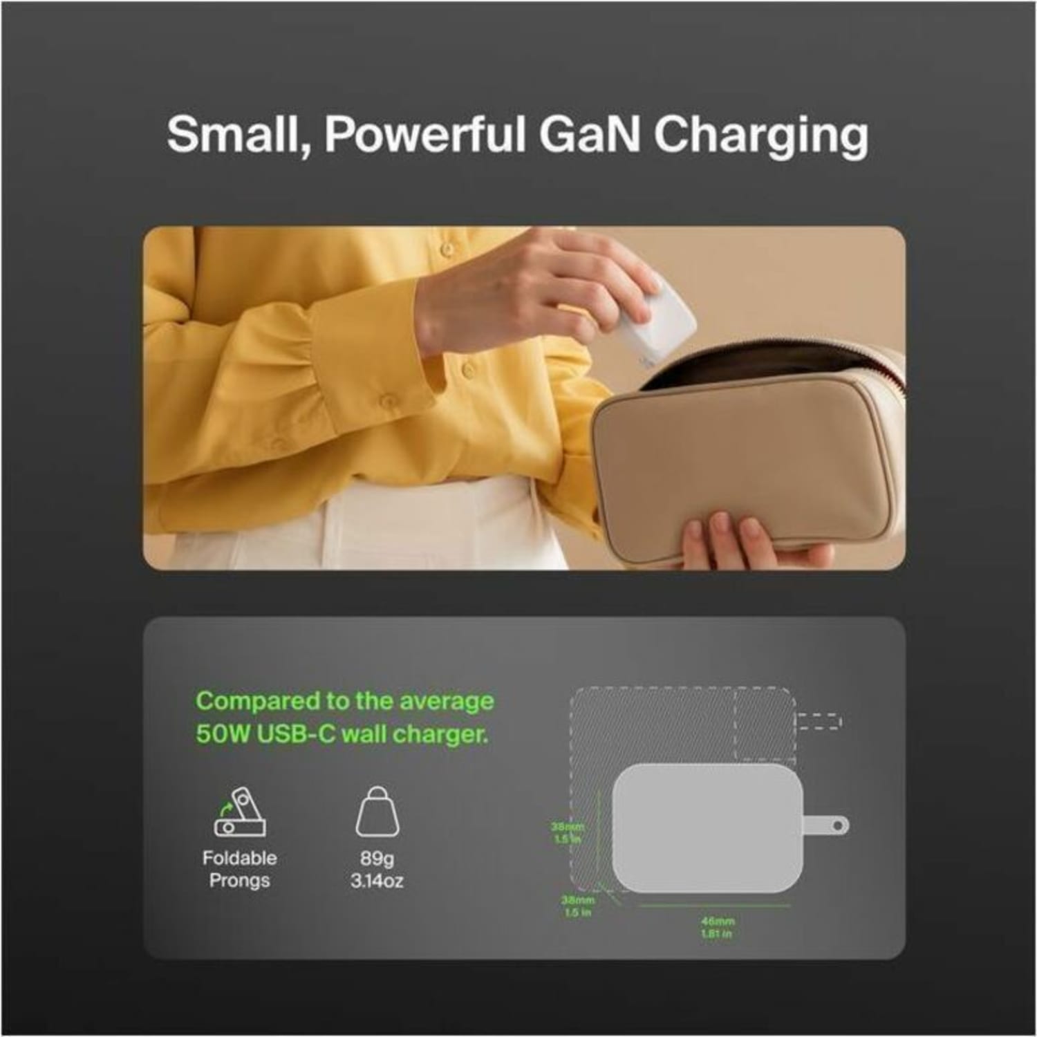Belkin Dual USB-C GaN Wall Charger 50W - 50 W - 5 A - Image 5