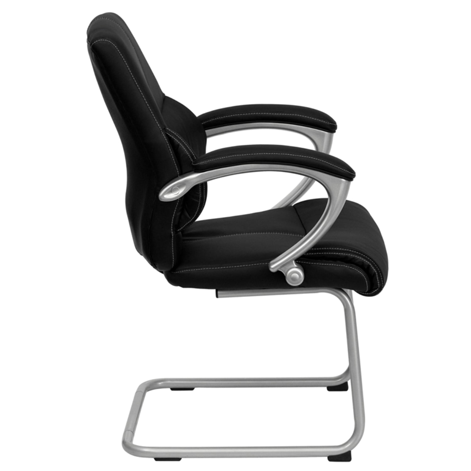 Flash Furniture Leathersoft Executive Side Chair, Black - Image 5