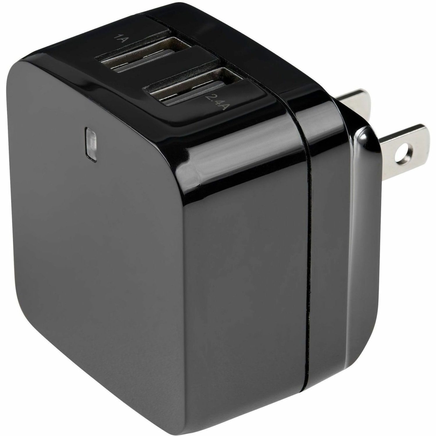StarTech.com 2 Port USB Wall Charger, 17W Wall Charger Hub (2.4A & 1A port), Dual USB-A Power Adapter, Portable Charger for Phones/Tablets