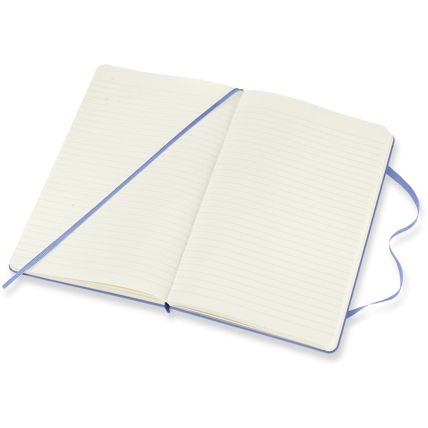 Moleskine Classic Notebook, Large, 5in x 8.25in, Ruled, 240 pages, Hard Cover, Hydrangea Blue - Image 3