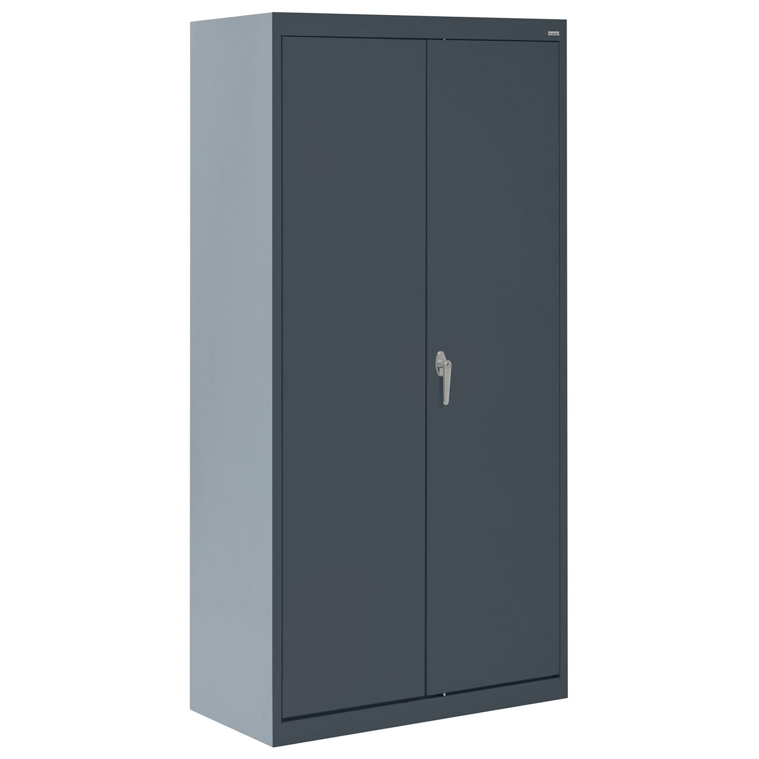 Sandusky Classic Series Medium-Duty Assembled Combination Storage Cabinet, 72inH x 36inW x 18inD, Charcoal - Image 6