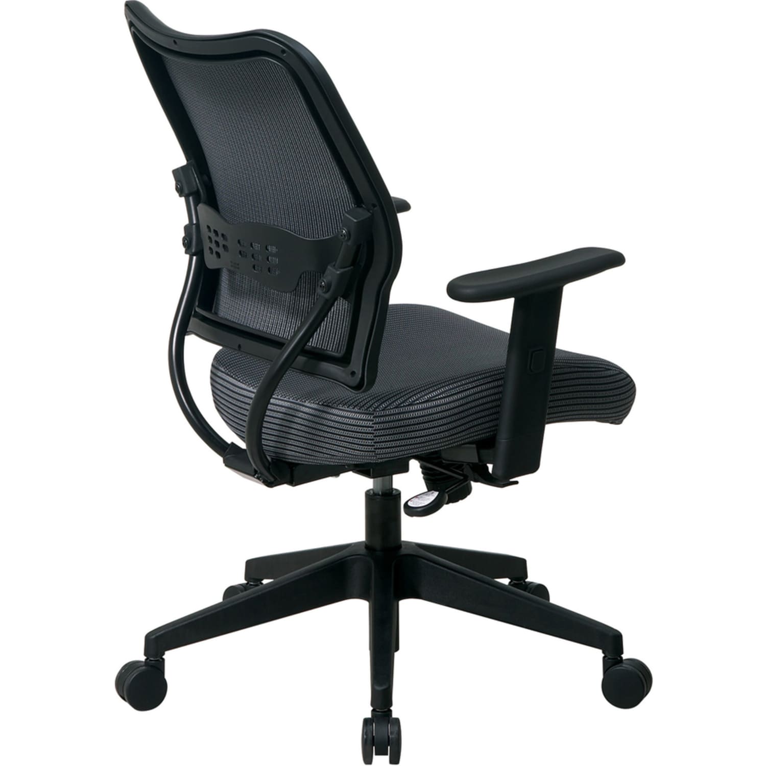 Office Star Deluxe Task Chair With VeraFlex Seat And Back CharcoalBlack PopularChairscom