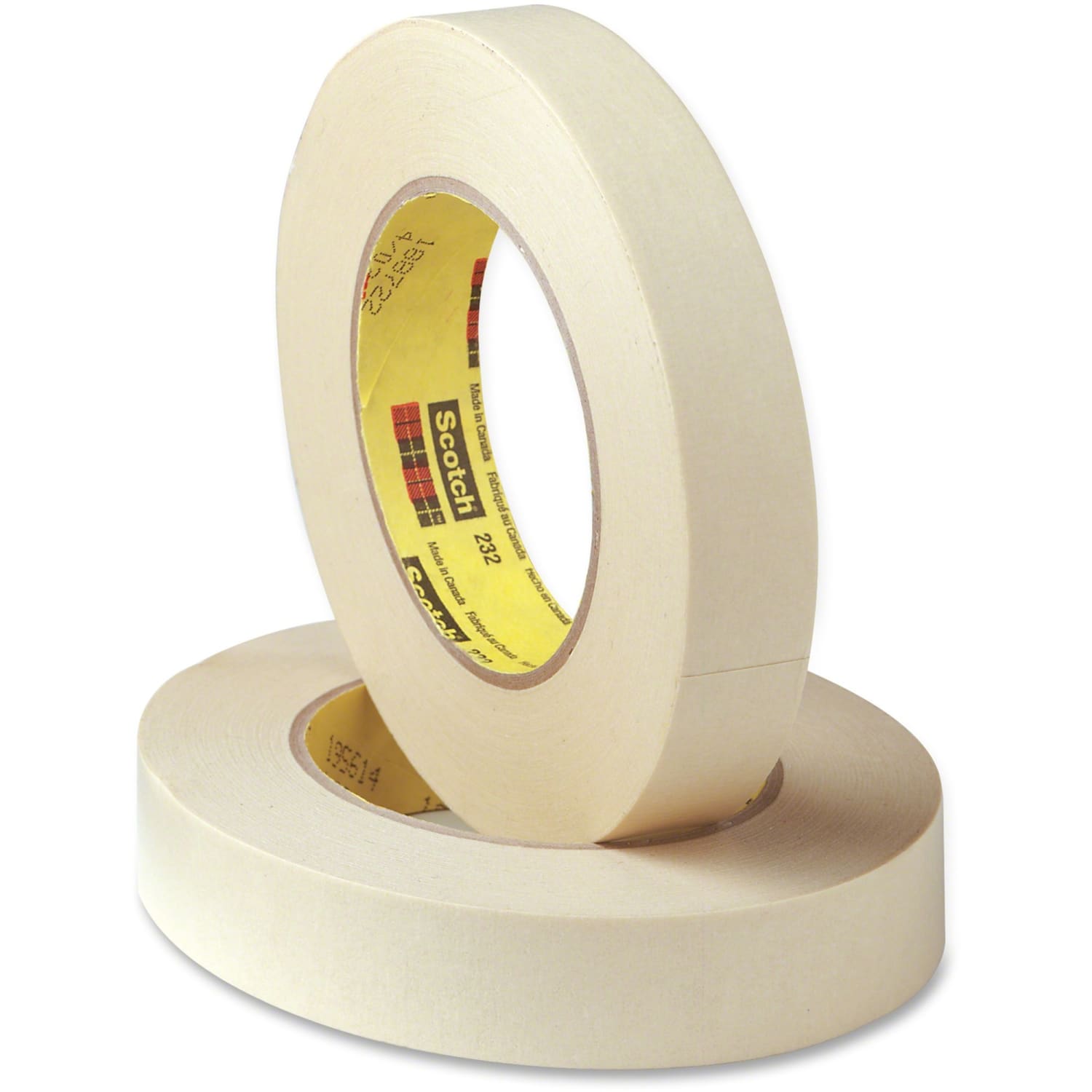 Scotch 232 Masking Tape, 1in x 60 Yd. - Image 3