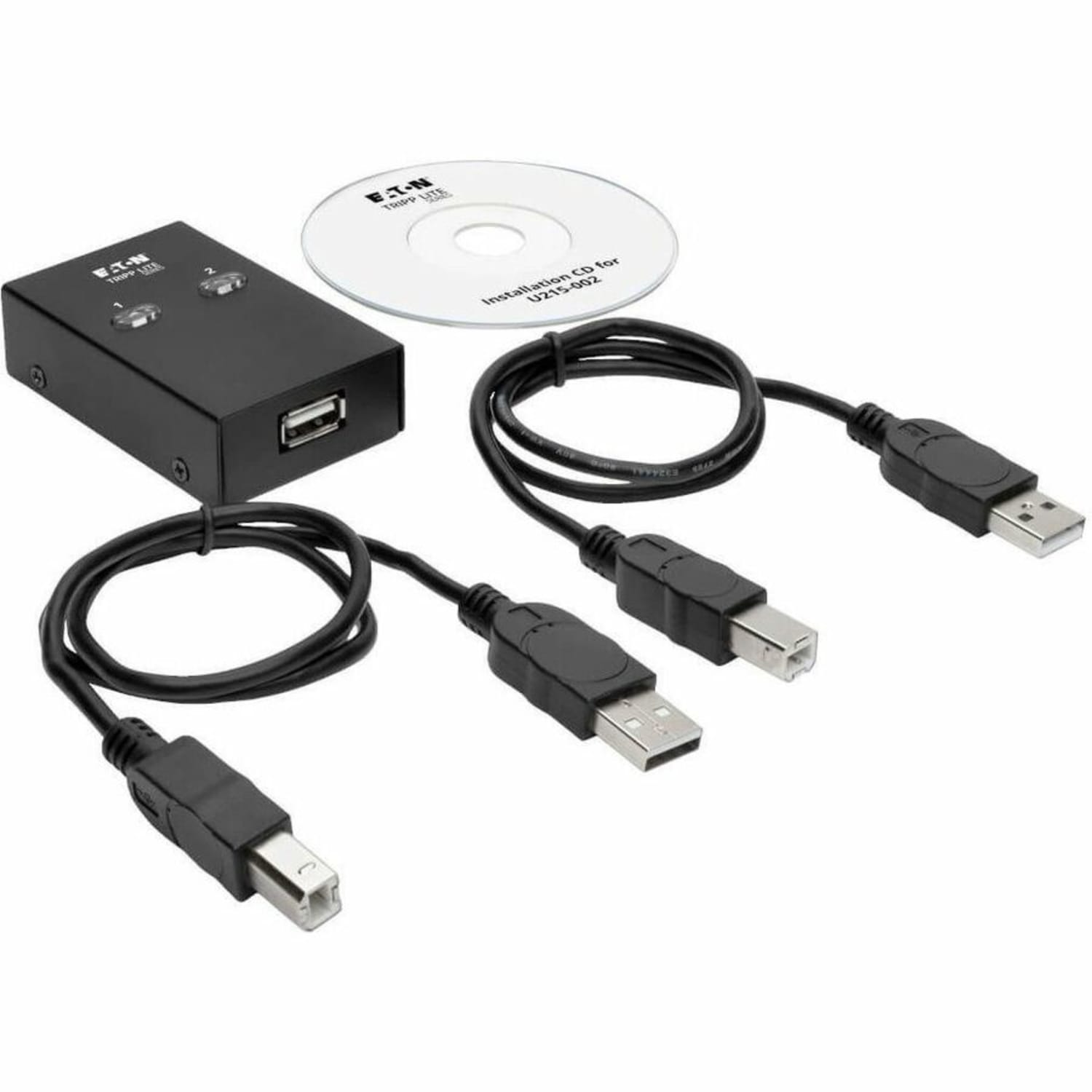 Eaton Tripp Lite Series 2-Port USB 2.0 Printer/Peripheral Sharing Switch - USB - External - 2 USB Port(s) - 2 USB 2.0 Port(s) - Image 6