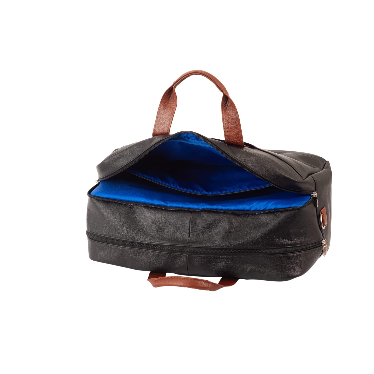 McKleinUSA Wellington Leather Laptop & Tablet Carry-All Duffel Bag, 13inH x 9inW x 21inD, Black - Image 4