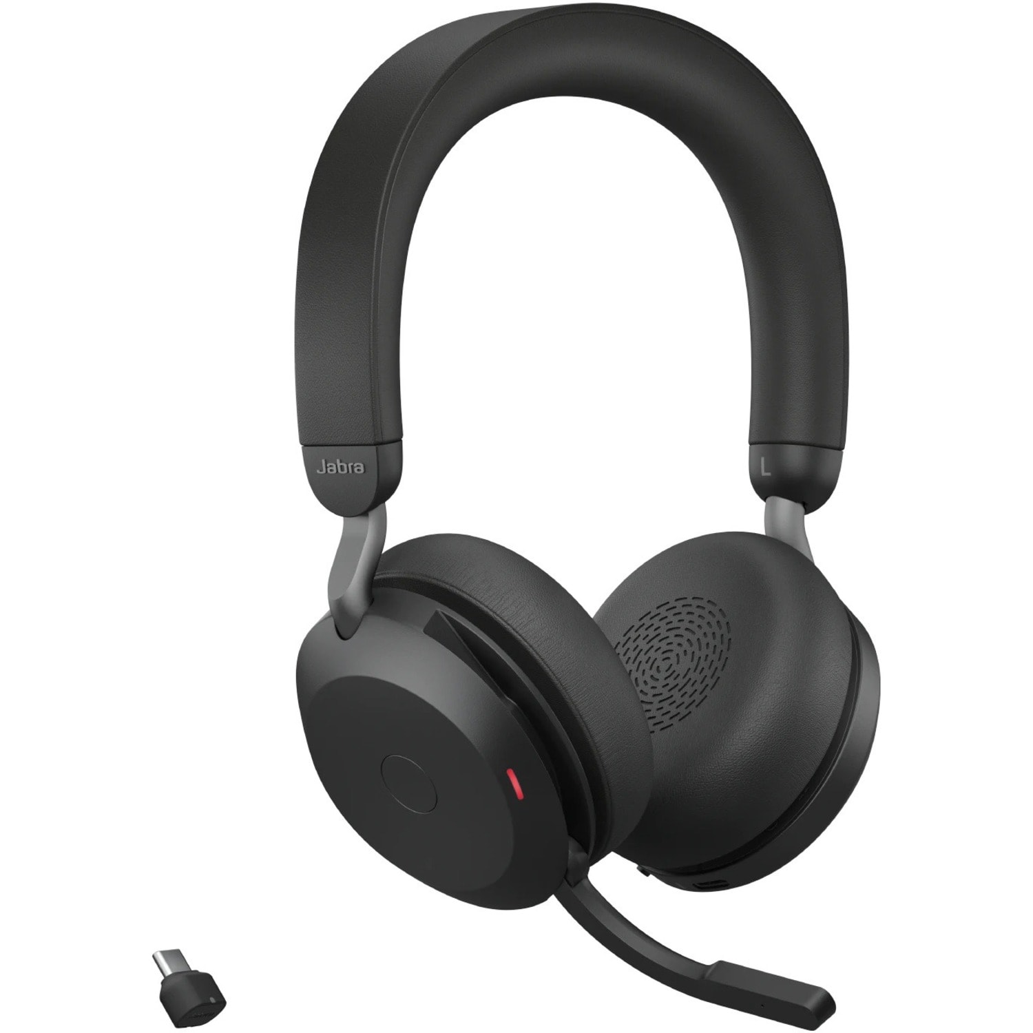 Jabra Evolve2 75 Wireless On-ear Stereo Headset - USB-C - Unified Communication - With Charging Stand - 27599989889 - Image 3