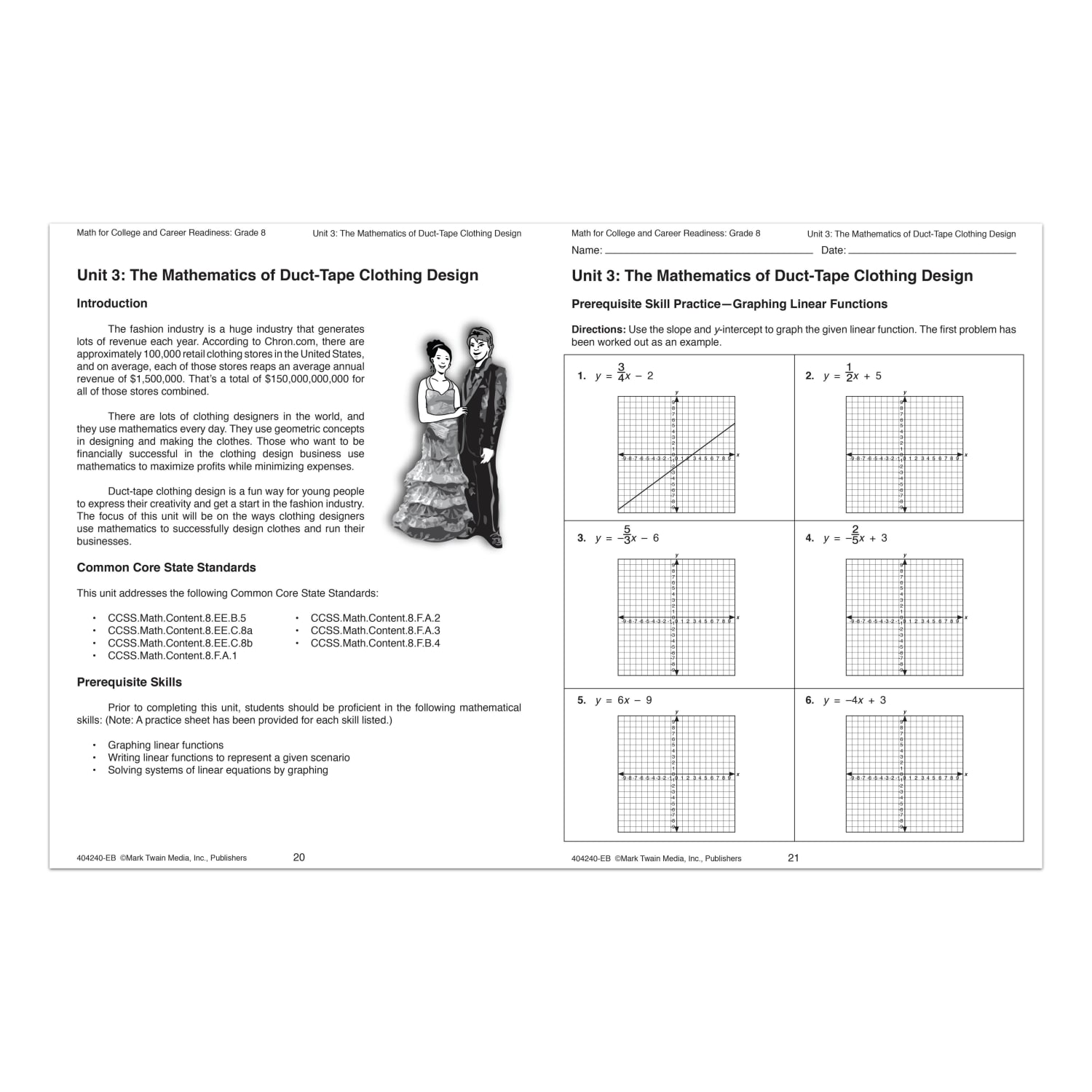 Carson-Dellosa Math For College And Career Readiness Workbook, Grade 8 - Image 3