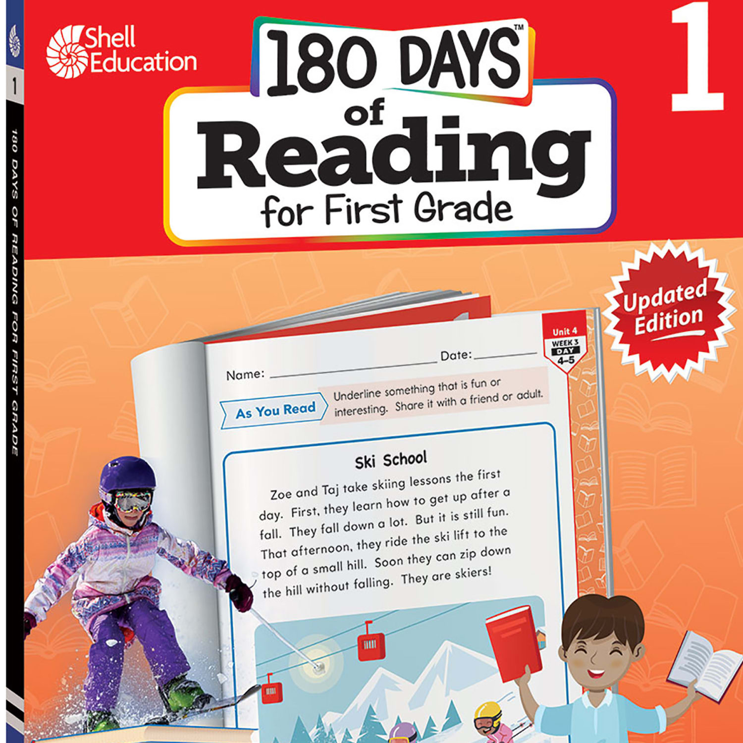 Shell Education 180 Days Of Reading 2nd Edition, Grade 1 - Image 3