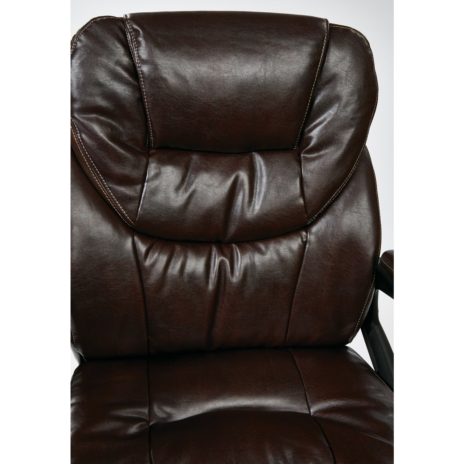 Office Star Work Smart High-Back Chair, FL660 Series, Chocolate/Black - Image 8