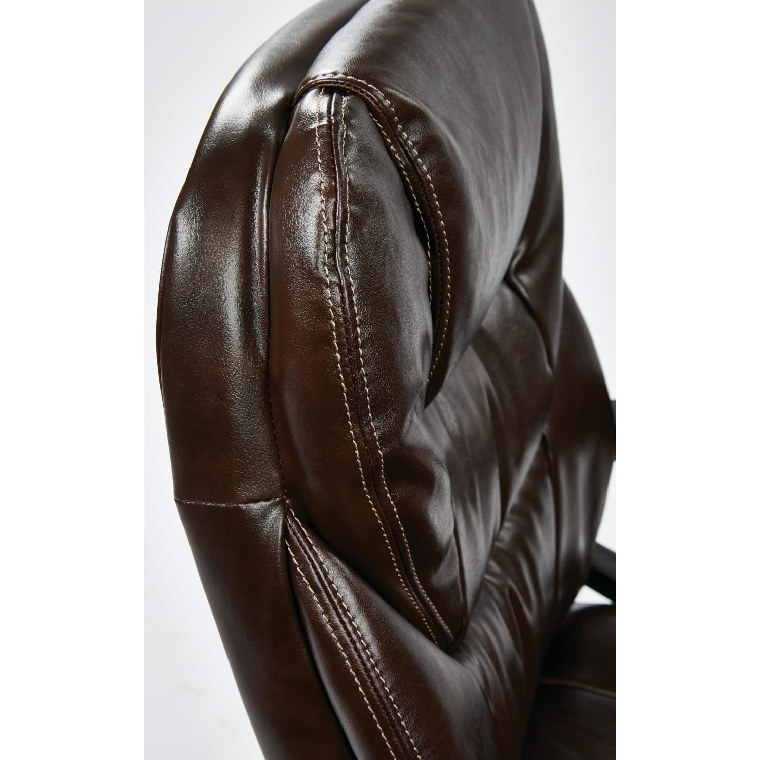 Office Star Work Smart High-Back Chair, FL660 Series, Chocolate/Black - Image 10