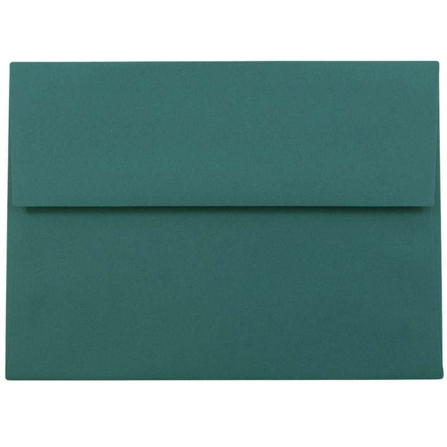 JAM Paper Stationery Set, 5 1/4in x 7 1/4in, Set Of 25 White Cards And 25 Teal Envelopes - Image 3