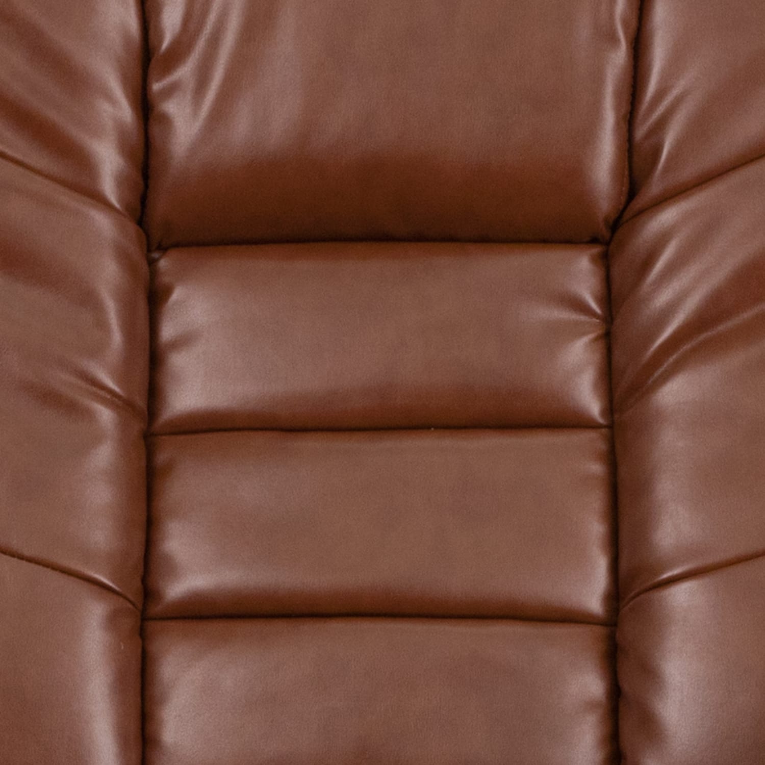 Flash Furniture LeatherSoft Faux Leather Recliner And Ottoman Vintage BrownMahogany PopularChairscom