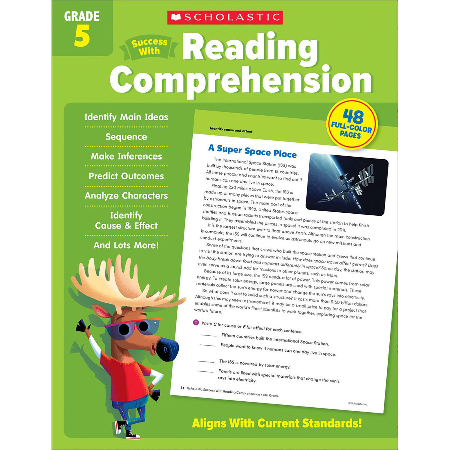 Scholastic Teacher Resources Grade Success Workbooks, 5th Grade, Set Of 4 Books - Image 4