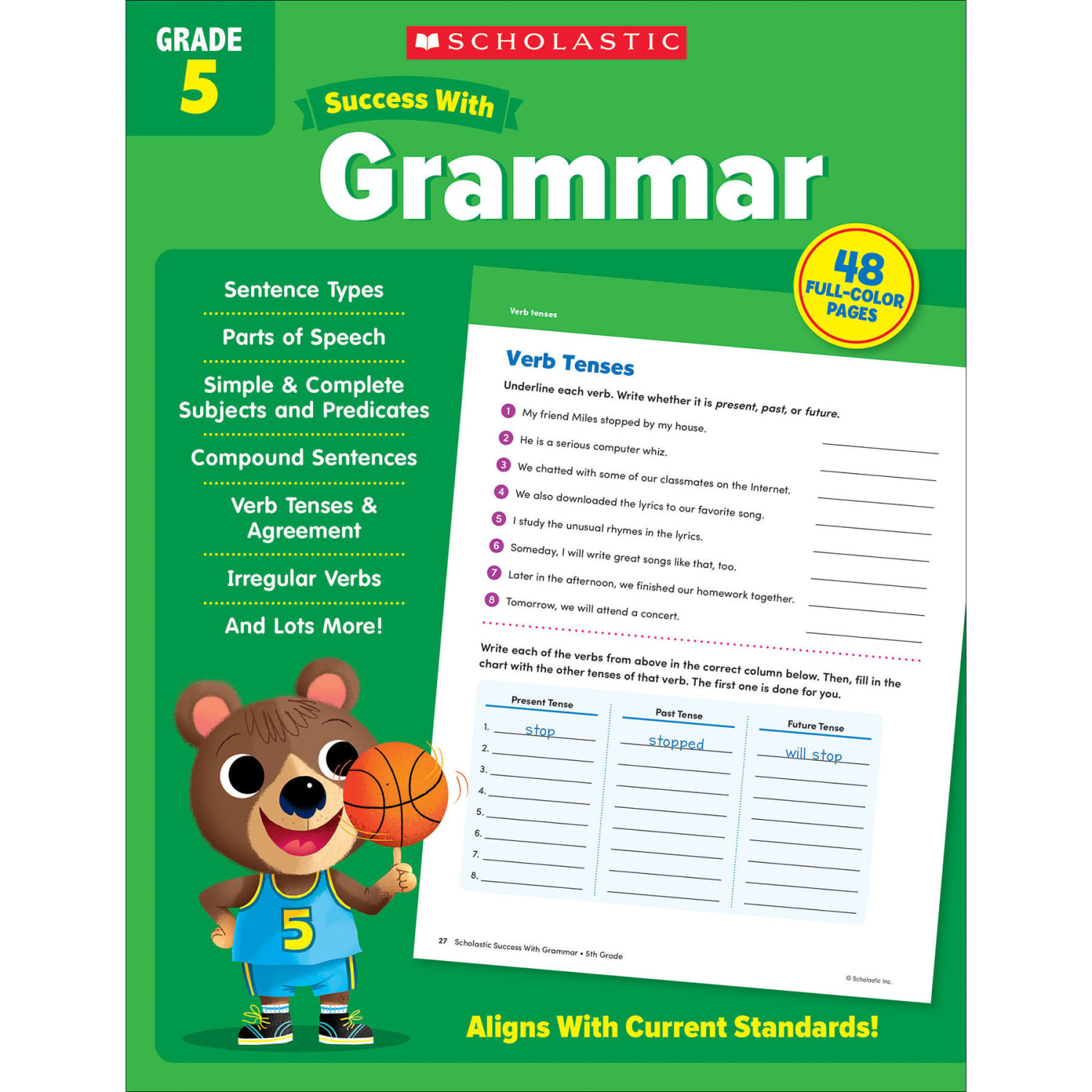 Scholastic Teacher Resources Grade Success Workbooks, 5th Grade, Set Of 4 Books - Image 6