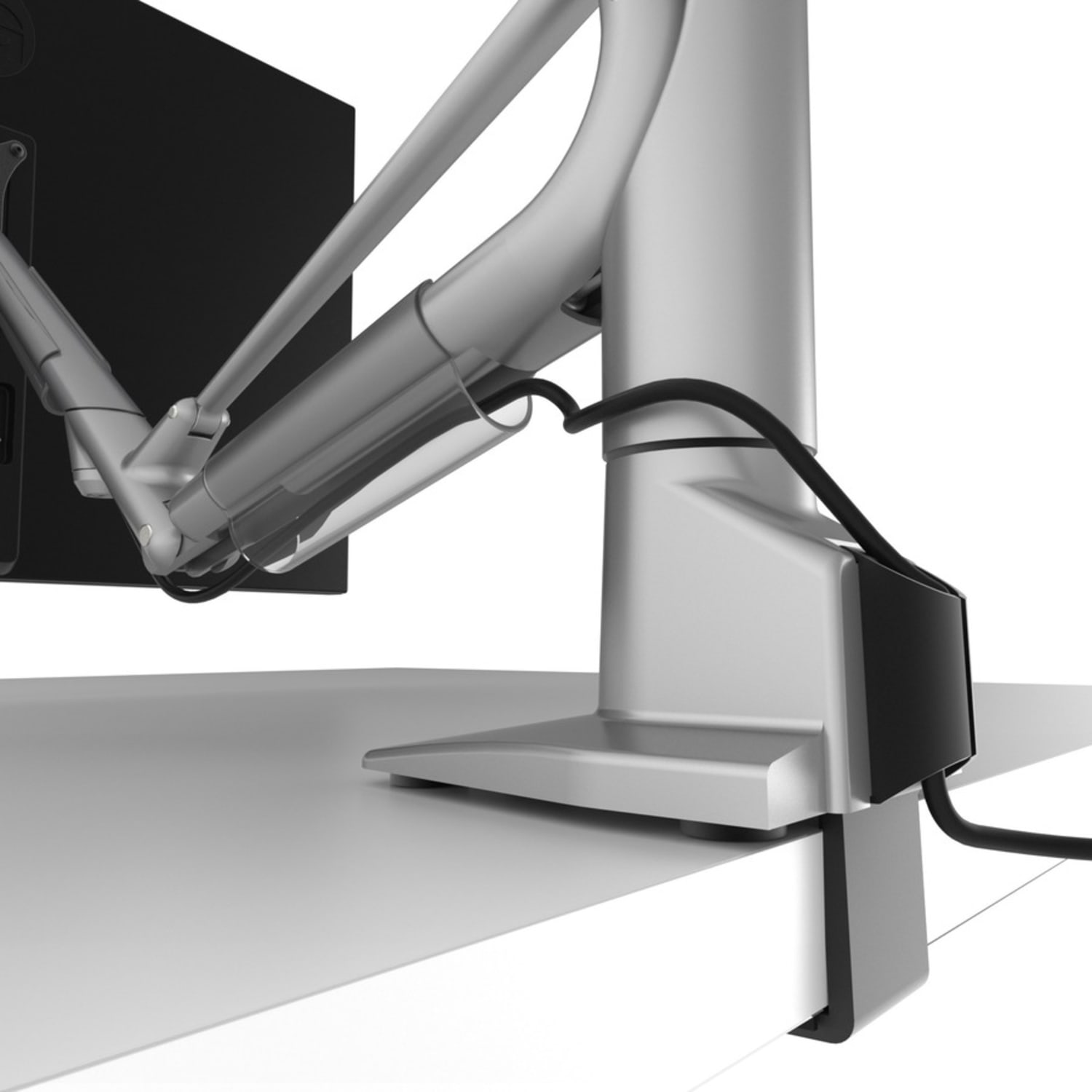 Kanto DMS1000S Desk Mount for Monitor - Silver - Height Adjustable - 1 Display(s) Supported - 32in Screen Support - 16.50 lb Load Capacity - 75 x 75, 100 x 100 - Aluminum - 1 - Image 4
